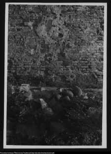 Wigry, wykopy w miejscu dawnego domku furtiana