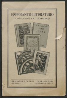 Esperanto-literaturo : originaloj kaj tradukoj