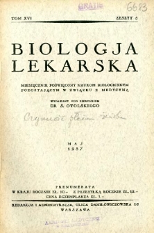 Biologja Lekarska 1937 R.16 nr 5