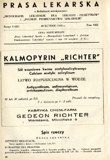 Prasa Lekarska 1939 R.8 nr 3