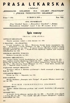 Prasa Lekarska 1939 R.8 nr 5