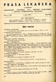 Prasa Lekarska 1939 R.8 nr 7